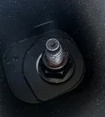 View of threaded stud and nut installed on a 2021 Nautilus 2.0T.webp